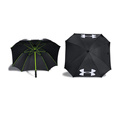 Funny Bright Green Color Fiberglass Frame Square Golf Umbrella